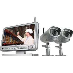 NEW Digital Wireless DVR Security System with 7 LCD Monitor and 2 