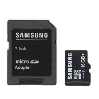 Samsung 16GB 16 GB Micro SD SDHC Class 10 Memory Card with SD Adapter 