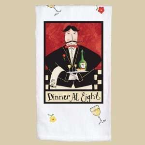 Kay Dee Designs Dinner at Eight Chef Flour Sack Dish Towel  