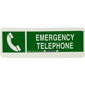   the Dark Exit and Directional Sign, Emergency Telephone (with Picto