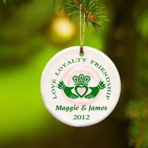  Personalized Claddagh Ornament