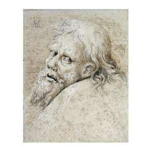  Albrecht Durer   The Head Of A Bearded Man Giclee