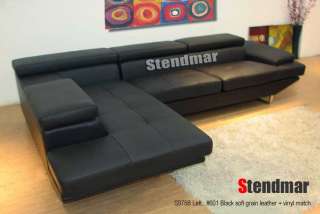 S975BW NEW MODERN DESIGN LEATHER SECTIONAL SOFA  