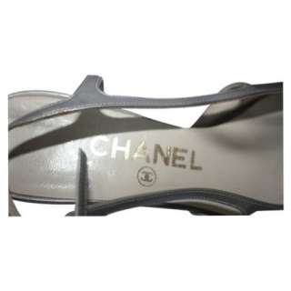 100% Authentic Chanel Slingback Sandals 35.5 US 5.5  