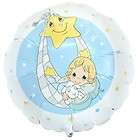 PRECIOUS MOMENTS BABY SHOWER BABY BOY 18 INCH FOIL MYLAR PARTY BALLOON
