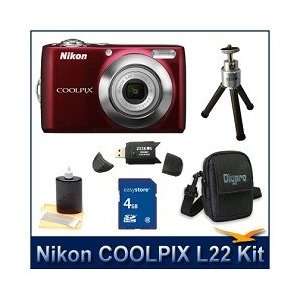   High Resolution LCD, 4 GB Memory Card, Digpro Deluxe Camera Case, and