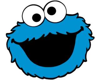 Cookie Monster Sesame Street  Iron On Transfer #1  