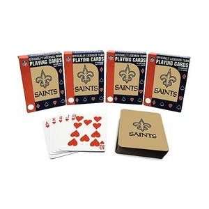 Pro Specialties New Orleans Saints Playing Cards  4 Pack   New Orleans 