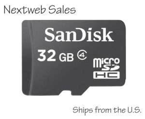   32GB 32 GB Micro SD SDHC Class 4 Memory Card with SD Adapter  