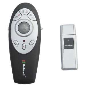   4GHz Multimedia Wireless Presenter with Trackball Mouse, Laser Pointer