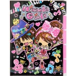  glitter girls A4 plastic file folder 5 pocket Kamio Toys & Games