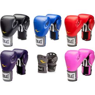 EVERLAST PRO STYLE TRAINING GLOVES w/ QUICKWRAPS boxing  