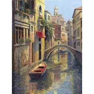   in. x 24 in. Liu Reflections of Venice Canvas Giclee