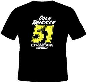 Cole Trickle Days Of Thunder Movie T Shirt  