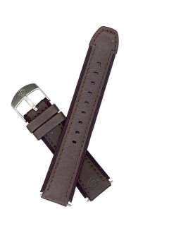Timex 18mm Dark Brown Leather Expedition Band Q7B804  