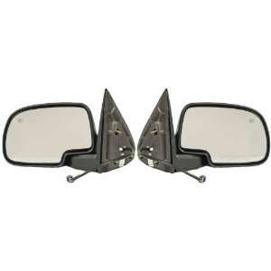 Side Mirror Pairs, Chevy Silverado 1500, Power, Heated, Manual Folding 