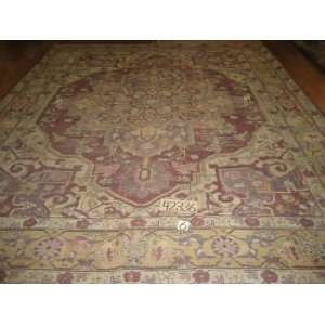    9x12 Hand Knotted Agra India Rug   97x127