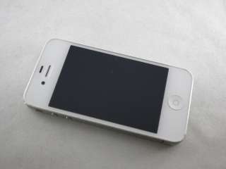 WHITE APPLE IPHONE 4 16GB 16 GB CELL PHONE AT&T GSM GPS TOUCH 720p *NO 