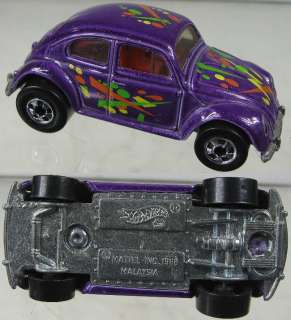 1988 Hot Wheels~Fancy Purple VW Bug  