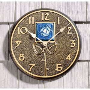   Dard Hunter Rose Clock in French BronzeWhitehall 01831