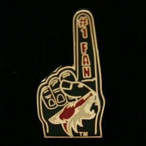  Phoenix Coyotes #1 Fan Pin