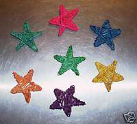 Colored Twine Stars bird toy parts parrots crafts  