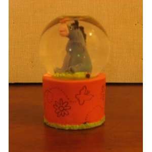  Michel Eeyore With Butterfly On His Nose Mini Snow Globe 