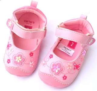 Mary Jane Pink bows toddler baby girl shoes size 2 3 4  