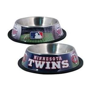    Minnesota Twins Stainless Steel Dog Bowl