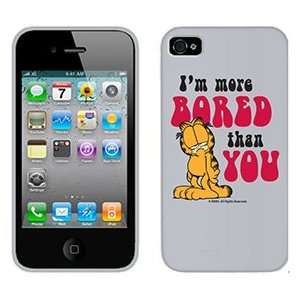  Garfield More Bored on Verizon iPhone 4 Case by Coveroo 