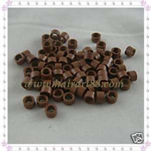  1000pieces micro rings for i shape hair extension brown 