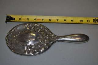 Tiffany and Co. Sterling Silver .925 Hand Mirror Engraved Antique 