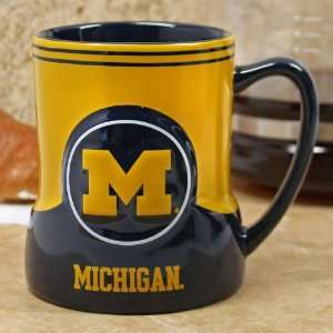  NCAA Michigan Wolverines 20oz. Game Time Mug Sports 