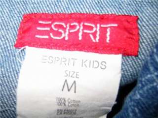 ESPIRIT Size M Girls Kids Jean Denim Jacket  