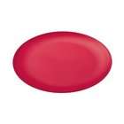 Koziol Rondo Solid Raspberry Red Dinner Plates, Set of 4