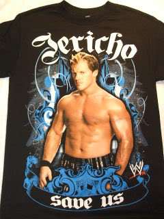 CHRIS JERICHO Save Us Y2J WWE Black T shirt  
