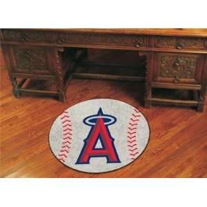 Exclusive By FANMATS MLB   Los Angeles Angels Baseball Rug  