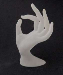 White Hand Figure Ring, Bracelet Organize Display Stand  