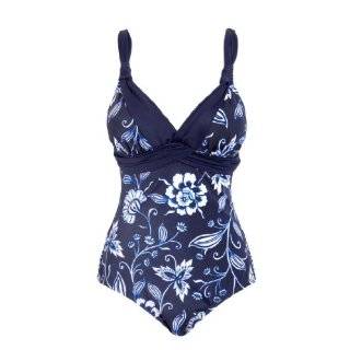 Bra fit swimsuit in tank style, with empire twist front Roxanne by 