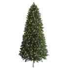 GE 6.5 ft. Pre Lit Just Cut Bavarian Tree Multi Color