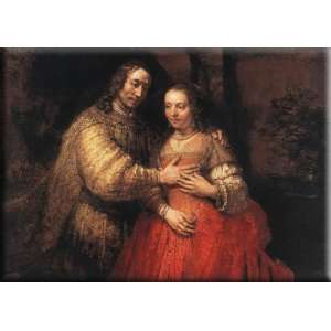  The Jewish Bride 16x11 Streched Canvas Art by Rembrandt 