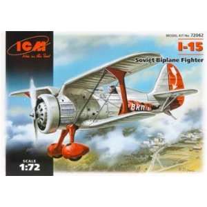   72 I 15 Soviet Biplane Fighter (Plastic Model Airplane) Toys & Games