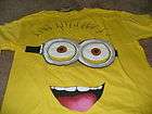 Despicable Me Mens Yellow Movie T  Shirt Tee 2XL