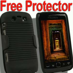   Protector for Blackberry Torch 9850 9860 Holster Cover Black Skin