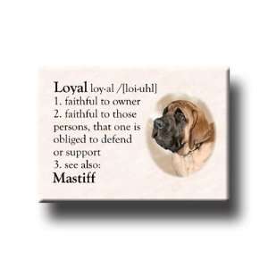  Mastiff Dictionary Loyal Fridge Magnet No 1 Everything 
