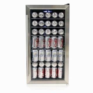Whynter BR 125SD Beverage Refrigerator, Stainless Steel