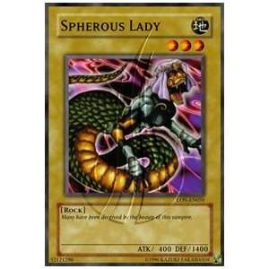   Spherous Lady / Single YuGiOh Card in Protective Sleeve Toys & Games