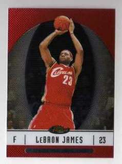 2006 07 TOPPS FINEST #22 LEBRON JAMES BASE CARD  