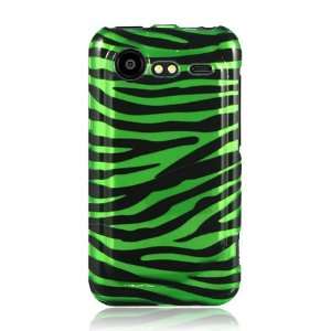  HTC Droid Incredible 2 Graphic Case   Green/Black Zebra 
