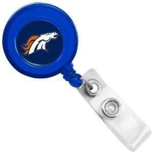 NFL Denver Broncos Royal Blue Badge Reel  Sports 